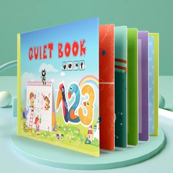 Livro Interativo Montessori Infantil Quiet Book Ofertkids  + (BRINDES SOMENTE HOJE) 😍